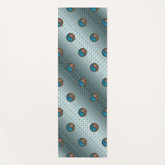 ガン&アースネーク ヨガマット (正面)