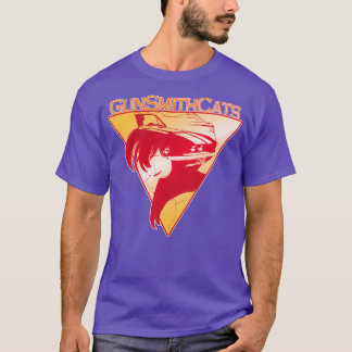 ガン・スミス猫ラリー・オレンジ Tシャツ