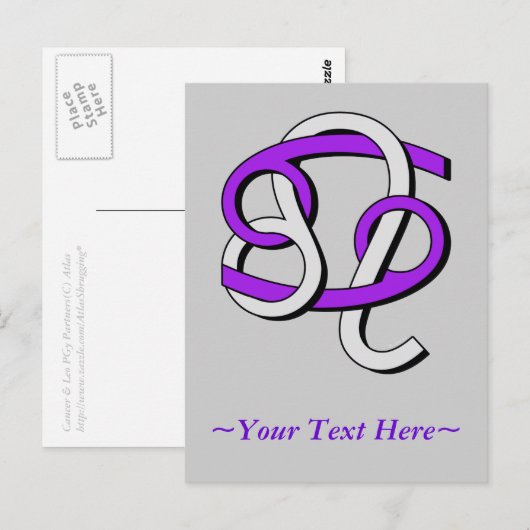 ガン&レオPGy ポストカード (正面/裏面)