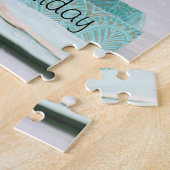 ガーエレガントルズピンクさくらんぼスプリンクルお誕生日ケーキ ジグソーパズル (側面)