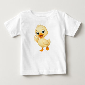 ガーガー！甘えん坊のアヒルの冒険 ベビーTシャツ