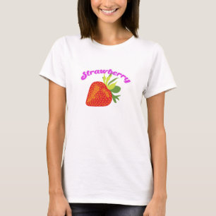ガークールルフレンド女性イチゴTシャツデザイン Tシャツ