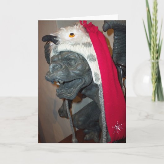 ガーゴイルのクリスマスカード シーズンカード (正面)