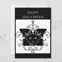 ガーゴイルのハロウィン グリーティングカード