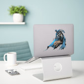 ガーゴイルのバットマン シール (デスク上のノートパソコン)