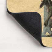 ガーゴイルのモノグラムH マウスパッド (コーナー)