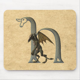 ガーゴイルのモノグラムH マウスパッド