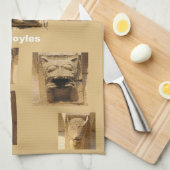 ガーゴイルの台所タオル キッチンタオル (四つ折り)