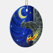 ガーゴイルの木のオーナメント セラミックオーナメント (右)