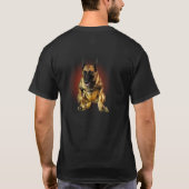 ガーゴイルのMalinoisのワイシャツ Tシャツ (裏面)