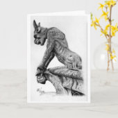 ガーゴイル1 カード (黄色い花)