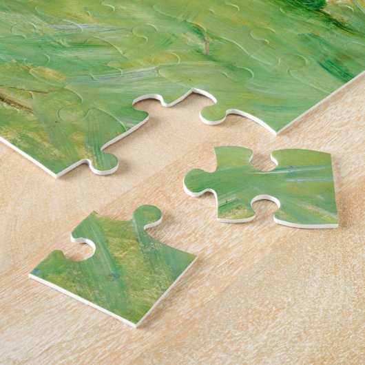 ガースと一緒にボートに乗った女の子by Berthe Morisot ジグソーパズル (側面)