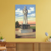 ガースサークルのパドレガーセスの像 キャンバスプリント (インサイチュ (リビング))