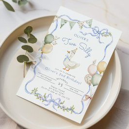 ガース間抜けボーイ2歳の誕生日 招待状