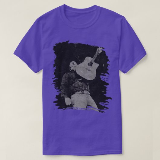 ガース・ブルックスレトロポスター Tシャツ (デザイン正面)