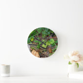 ガータースネークワイルドライフウォールクロック ラウンド壁時計 (ホーム)