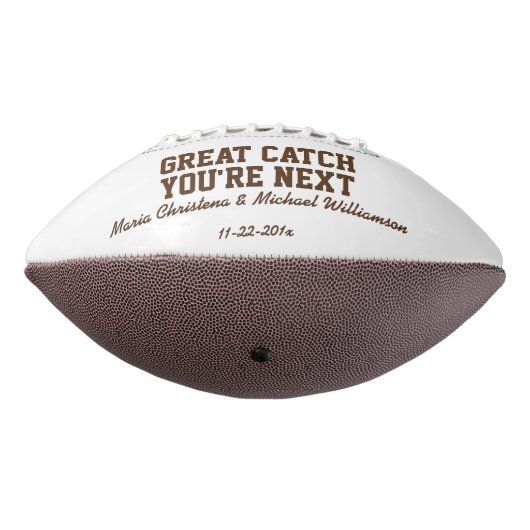 ガーターパーソナライズされたトスサッカー アメリカンフットボール (回転270)