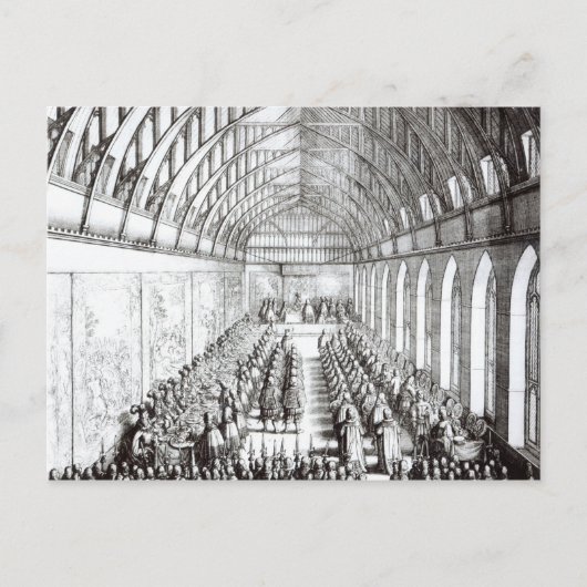 ガーター祭での主権者と騎士たち ポストカード (正面)