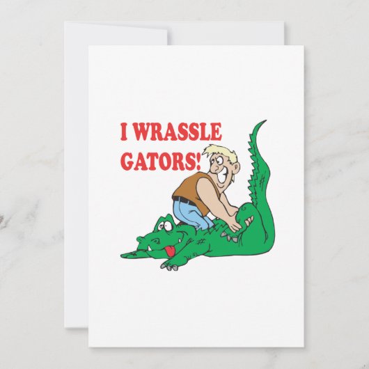 ガーター・レスリング2 招待状 (正面)