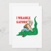 ガーター・レスリング2 招待状 (正面/裏面)