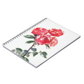 ガーティの庭から赤いローズバンチ ノートブック (左側)