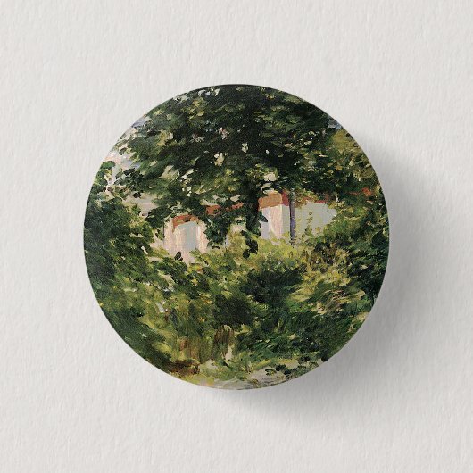 ガーテンウェインルーイユエドワードマネ 缶バッジ (正面)