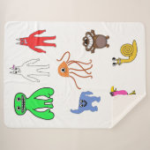 ガーテンキャラクターアニメ シェルパブランケット (正面(横))