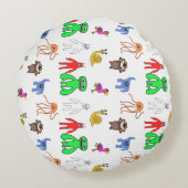 ガーテンキャラクターアニメ ラウンドクッション (裏面)