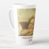 ガーデおもしろいィアンジェル引用文 カフェラテマグ (左アングル)