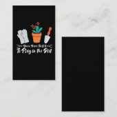 ガーデおもしろいィングジョーク自然植物庭師 名刺 (正面/裏面)