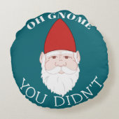 ガーデおもしろいン格言オ格言お客様が行わなかった ラウンドクッション (裏面)