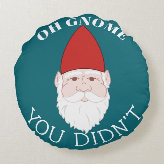 ガーデおもしろいン格言オ格言お客様が行わなかった ラウンドクッション (裏面)