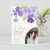 ガーデかわいらしンパーラベンダーフローラ 招待状 (スタンド正面)