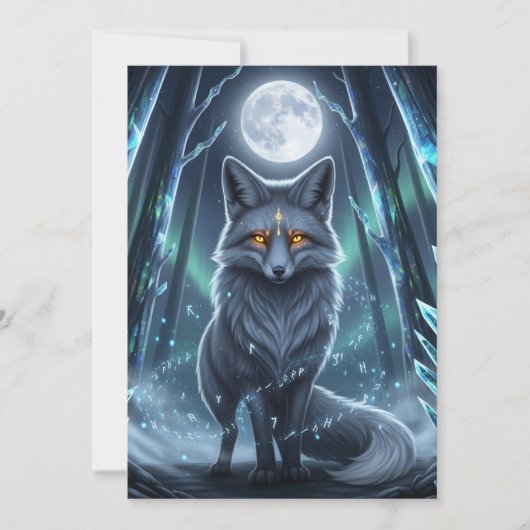 ガーディアンのクリスマスの願い | キツネホリデーカード シーズンカード (正面)