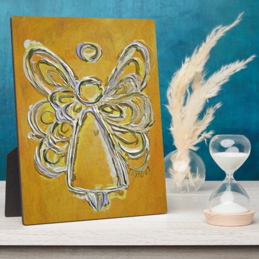 ガーディアンイエローエンジェル絵画ズ・アートギフトプラーク フォトプラーク (側面)