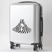 ガーディアンエンジェルウーマン小さな女の子スピリチュアルアート シール (スーツケース)