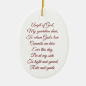 ガーディアンエンジェルオーナメント セラミックオーナメント (正面)