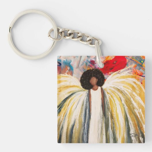 ガーディアンエンジェルキーチェーン キーホルダー (正面)