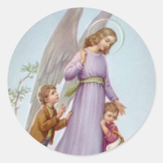 ガーディアンエンジェルステッカー ラウンドシール (正面)