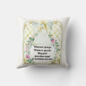 ガーディアンエンジェルステンドグラスの窓引用文 クッション (裏面)