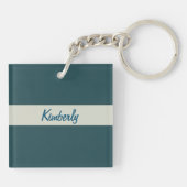 ガーディアンエンジェルストミースカイブルーホワイトチェーン キーホルダー (裏面)