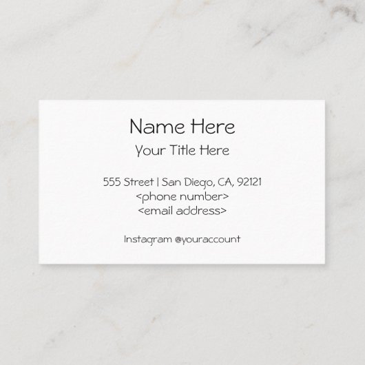 ガーディアンエンジェルズラブハートアートビジネスカード 名刺 (裏面)