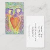 ガーディアンエンジェルズラブハートアートビジネスカード 名刺 (正面/裏面)