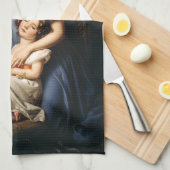 ガーディアンエンジェルバイジョセフ・カールスティエラー キッチンタオル (四つ折り)