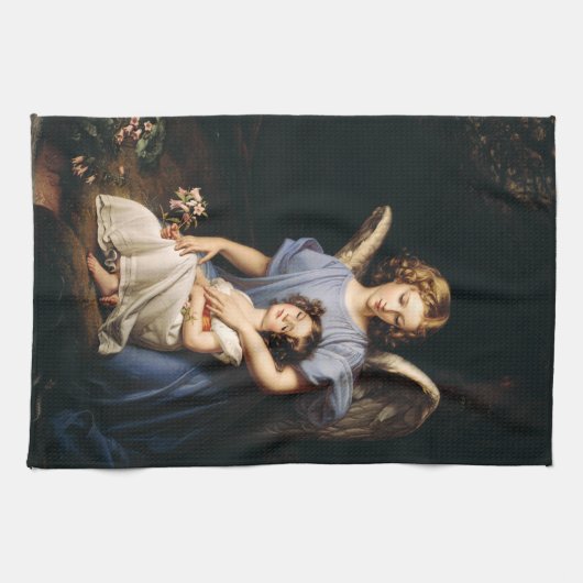 ガーディアンエンジェルバイジョセフ・カールスティエラー キッチンタオル (横)