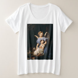 ガーディアンエンジェルバイジョセフ・カールスティエラー プラスサイズTシャツ