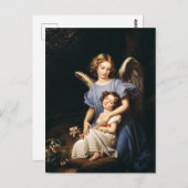 ガーディアンエンジェルバイジョセフ・カールスティエラー ポストカード (正面/裏面)