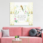 ガーディアンエンジェルバラリースウィンドウガールズ引用文 キャンバスプリント (インサイチュ (リビング))