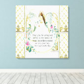 ガーディアンエンジェルバラリースウィンドウガールズ引用文 キャンバスプリント (インサイチュ (ウッドフロア))