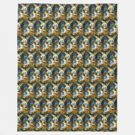 ガーディアンエンジェルバーンハードパークホースト1886フリースブラ フリースブランケット